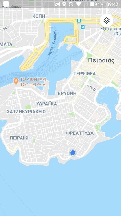 Φωτεινό Διαμέρισμα Πειραιας Piräus Exterior foto